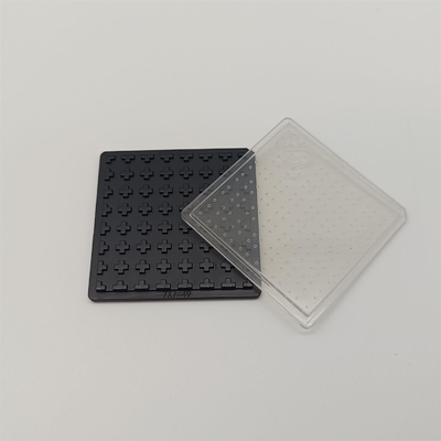 購入 輸送の貯蔵のための 2 インチ PP の透明なワッフルのパックのチップの皿のふた online manufacture