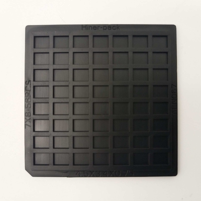 購入 黒いPCの物質的な2インチのワッフルのパックの破片の皿7x8 56PCSのマトリックス online manufacture