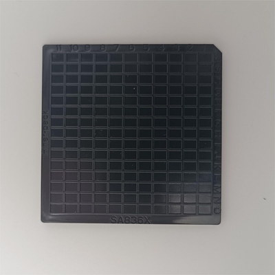 購入 ICの貯蔵のための黒いちり止めの2インチのワッフルのパックの破片の皿 online manufacture
