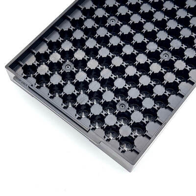 購入 QFN BGA QFP の精密ポケット付きのJEDEC 適合IC トレイ オンライン製造