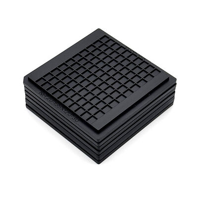 購入 マイクロチップの保管・輸送用 永久ESD安全導電性ABSワッフルパックチップトレイ オンライン製造