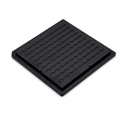 購入 積み立てられる衝撃耐性のある導電型ワッフルパック 脆弱な部品の輸送のためのチップトレイ オンライン製造