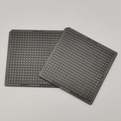 購入 ROHS ブラック 安定平面 PC 2インチと4インチ ワッフルパック 電子型ダイ用のチップトレイ online manufacture