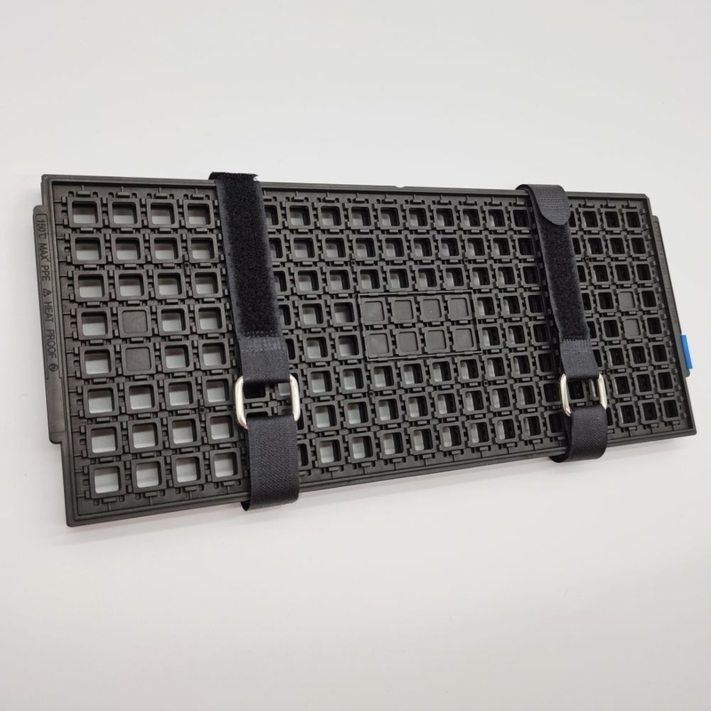 縛りのJEDECの皿のための黒いナイロン再使用可能なEsdのタイの