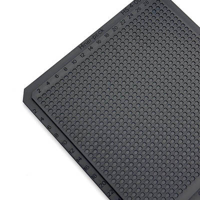 良い価格 Durable Carbon Reinforced Waffle Pack Tray with Flatness Less Than 0.3mm for Temperature 80°C~120°C オンライン
