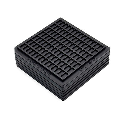 良い価格 安定したカバーとクリップシステムを持つ2x2インチワッフルパックチップトレイを積み重ねることができます オンライン