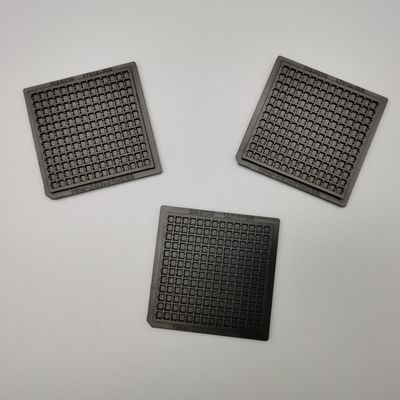 2 インチ 方形 ポータブル ブラック プラスチック IC チップ トレイ IC デバイスのための